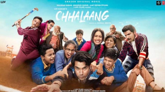 2020 Bollywood Chhalaang Full Movie Details, Star Updates and Release Date